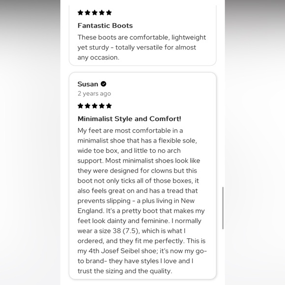 Josef Seibel Naly 24 Mauve Leather Boots - Picture 15 of 16